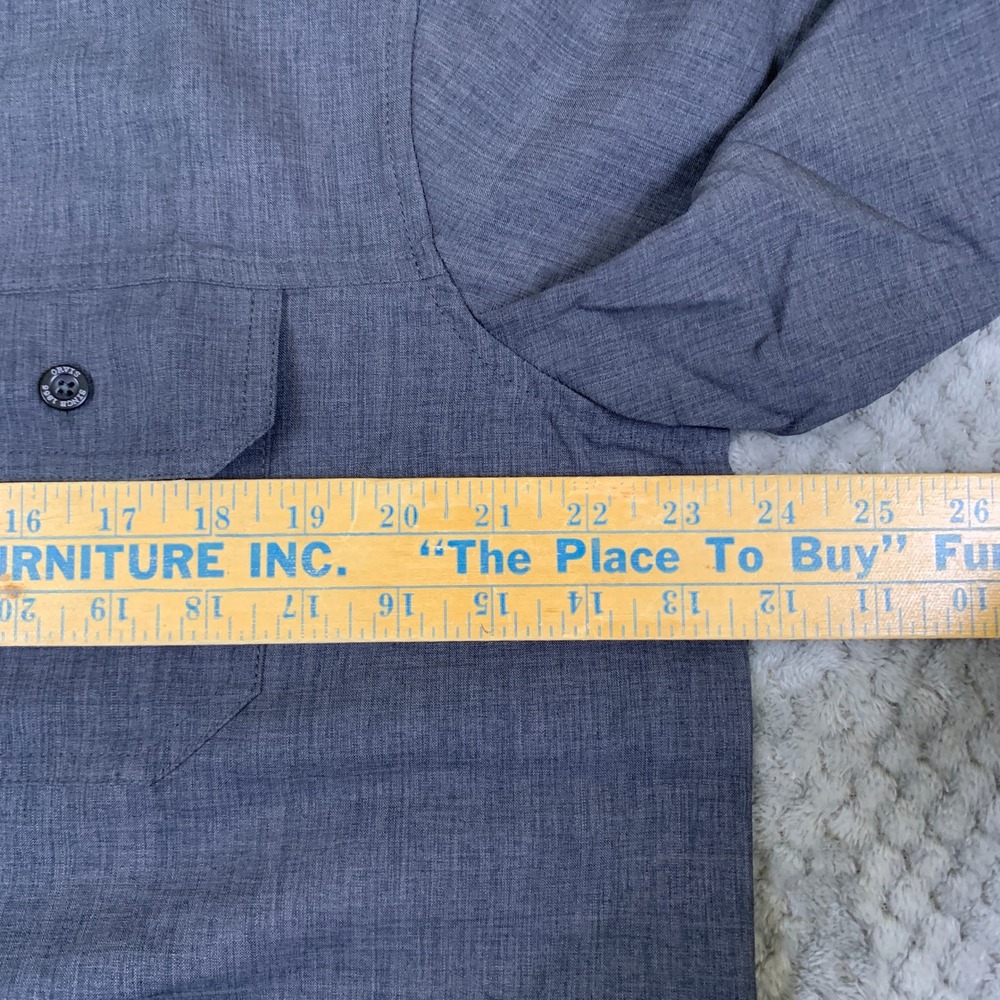 Orvis Mens Short Sleeve Tech Shirt Grey Stone UPF 30+ Quick Dry Large 1183723 - Picture 4 of 10